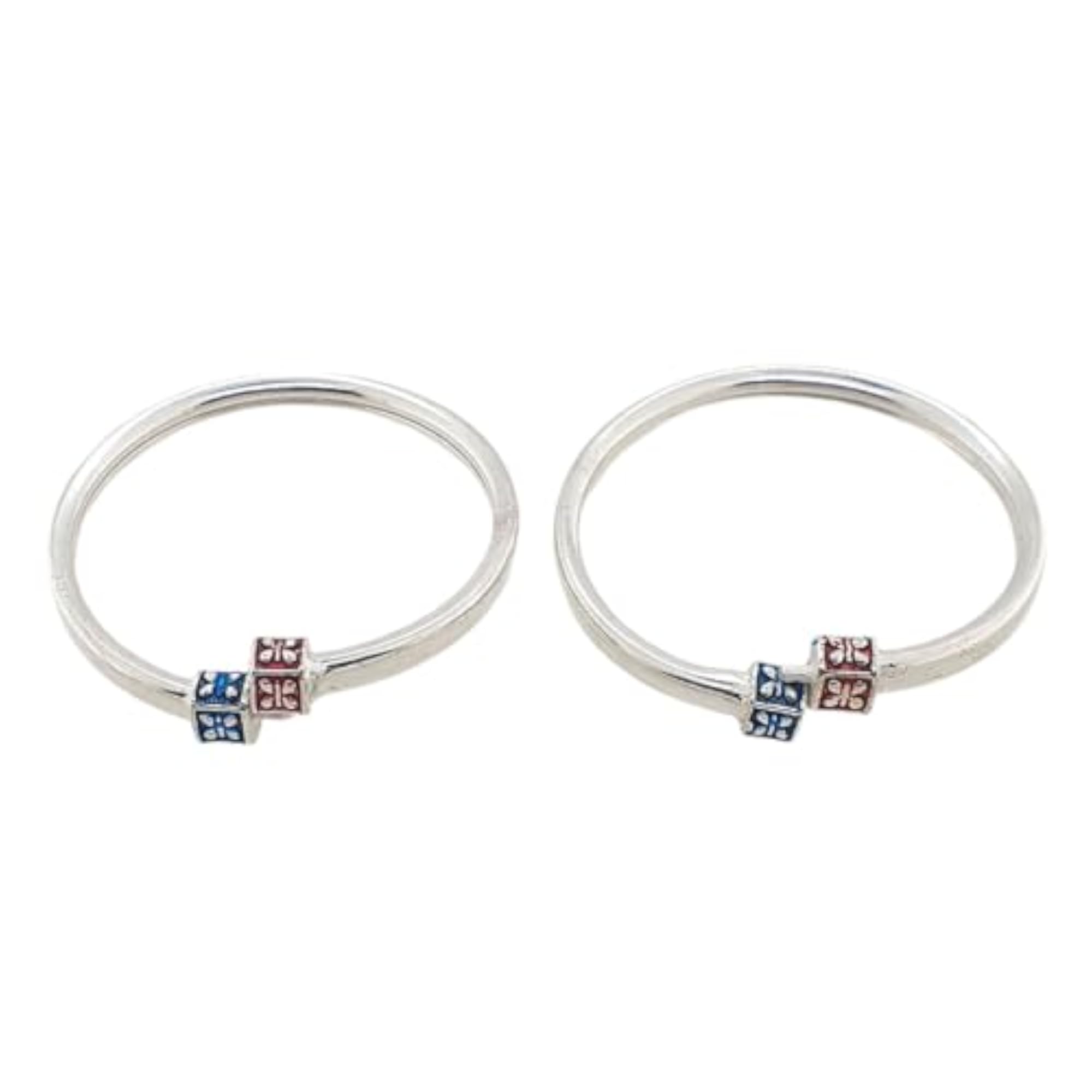 925 Silver Baby Kada for Babies (1-2 Years)
