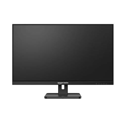 Amazon Basics – 27 Inch IPS Monitor 75 Hz Powered with AOC Technology FHD 1080P HDMI, Display Port and VGA Input VESA Compatible Built-in Speakers for Office and Home, Black