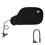 PATIKIL Desk Shade, 22.8" Adjustable Cubicle Shade with Suction Cup and Clip Portable Foldable Cubicle Light Shield for Block Overhead Light Privacy Glare Reduction, Black