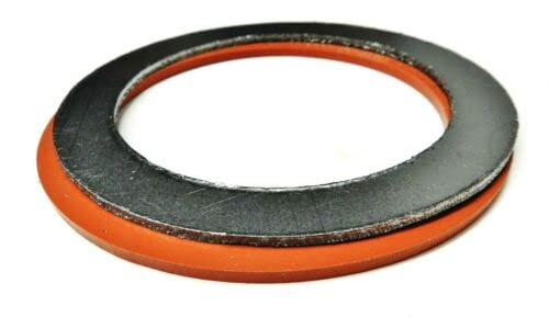 3-1/2" Gasket Set Silicone Rubber & Graphite for Vacuum Casting Perforated Flask by JTS