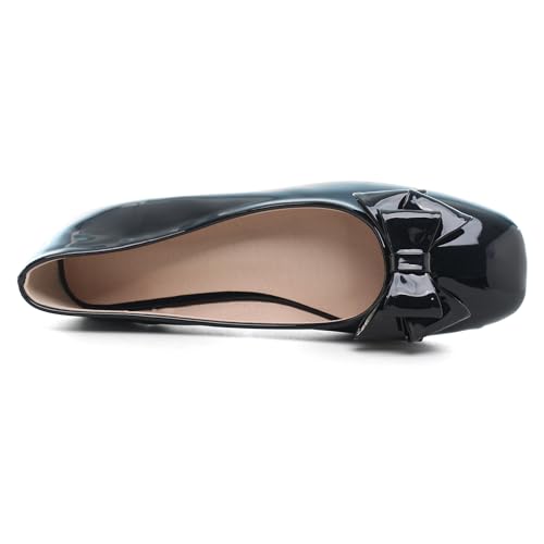 Image of Dear Time Women's Casual Foldable Ballet Flats Square Toe Ballerina Flats Shoes Comfortable