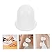 PLAFOPE 4pcs Silicone Cupping Device Therapeutic Suction Cup Massage Suction Cups for Body Vacuum Cupping Portable