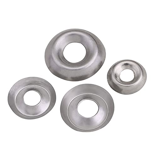 Bellay Countersunk Cup Washer A2 Stainless Steel Cup Washer Cap Head Gasket Washer M6 M8 M10 M12 (Color : 100Pcs, Size : M3X11X2.5) #TOP4