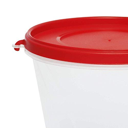 Image of Cutting EDGE Nesterware Food Storage Container for Pulses, Sugar, Tea, Cereals - 1L (RED, 6)