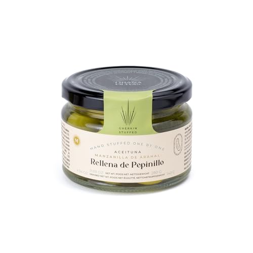 Aceitunas Manzanilla verdes rellenas con encurtidos - tarro 280g