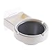 jieGorge - Posacenere da parete per sigarette, porta cenere, portatile, per ufficio, casa, cucina, sala da pranzo e bar, per il giorno di Pasqua (bianco) immagine