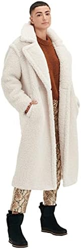 UGG Women's Gertrude Long Teddy Coat 3 UGG Women's Gertrude Long Teddy Coat