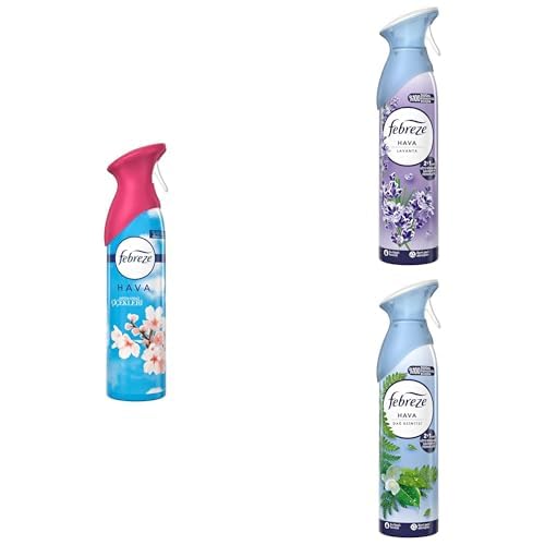 Febreze Evimi Seviyorum Paketi - Lavanta Konforu & Japon Kiraz Çiçekleri & Dağ Esintisi