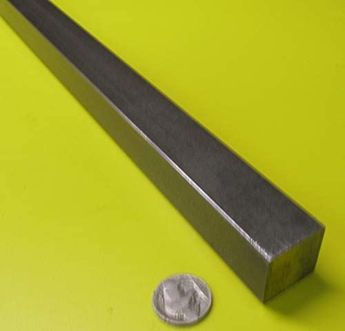1045 Carbon Steel Flat Bar 1.00" Thickness x 1.00" Width x 1 Foot Length 1 Piece