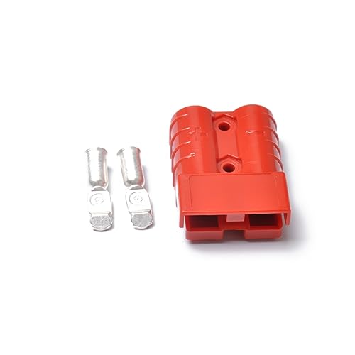 Conector DC para energía solar con conexiones resistentes ULTECHNOVO de alta conductividad rojo