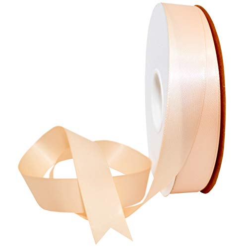 Image of Morex Ribbon 08822 /50-714 Ribbon, 7 /8 inch x 50 Yd, Petal Peach