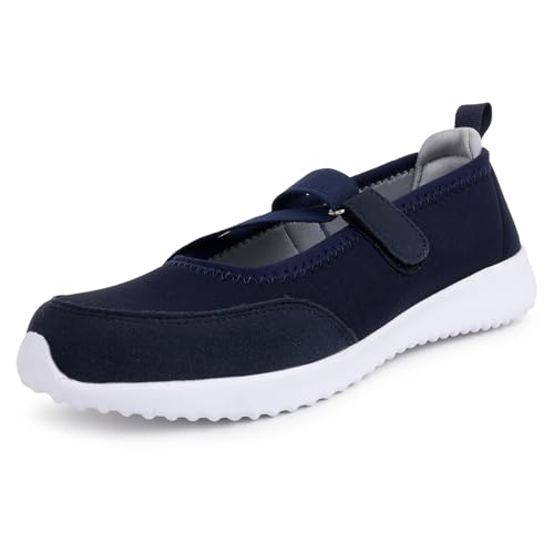 Image of TRASE Lightweight Ballet Flats Bellies for Women, Everyday Velcro Style and Comfort, Women Office Footwear, Shoes for Woman, Ballerina for Ladies and Girls