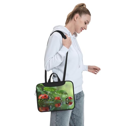 Bolso maletín para laptop animal mariquitas miniatura 7