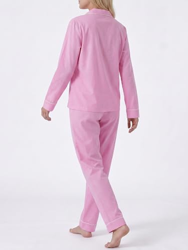Image of Women's Petite Cotton Pajama Set Petite Length Pjs