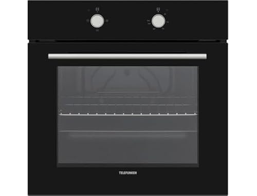 TELEFUNKEN Four encastrable émail lisse TFKCNE72K2, 72 litres, 3 modes de cuisson