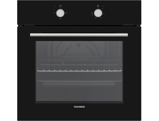 TELEFUNKEN - Horno empotrable de esmalte liso TFKCNE72K2, 72 litros, 3 modos de cocción