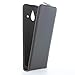Produktbild Flip-Style Tasche Vertikal für Microsoft Lumia 640 XL, 640 XL Dual mit Halterung - Schwarz