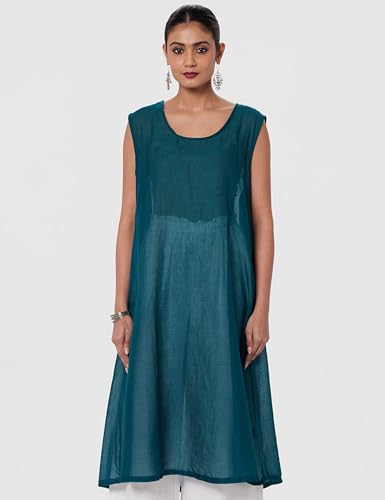 Image of BIBA Women Polyester Straight Fit Printed Kurta
