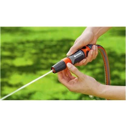 Gardena Grundausstattung mit Anschlussteilen für 13 mm (1/2 Zoll)- und 15 mm (5/8 Zoll)-Schläuche: Wasserhahn Anschluss-Set mit Reinigungsspritze (18291-20)