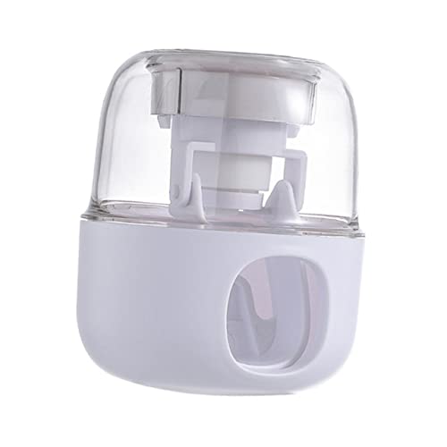 FOMIYES 1Pc Automatic Toothpaste Squeezer Holder Wall Mounted Durable Toothpaste Storage Bracket for Easy Use for Adults Space Saving Design White