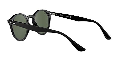 Ray-Ban Rb2180 Round Sunglasses, Black/Dark Green, 49 Mm #TOP4