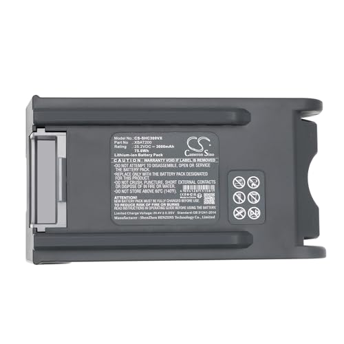 DRAWBELL DAWBELL Replacement Battery for S'hark IC205,IC205CCO,IC200C,IC200W,IF201, IF202,IF203Q,IF205,IF251,IF252,IF281,IF282,IF285,IR141,IF142,Part NO XBAT200,XBAT200EU (3000mAh/75.6Wh)