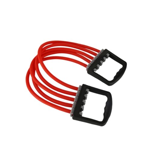 NOLITOY Verstellbarer Brust Expander mit Ergonomischen Rutsch Griffen Widerstandsfähiges Trainingsgerät zur Stärkung von Brust Armen und Schultern Leichtes Fitnessgerät Zufällige Farbe