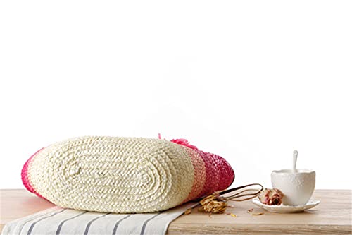 Bolso de Playa de Paja para Mujer Grande miniatura 4