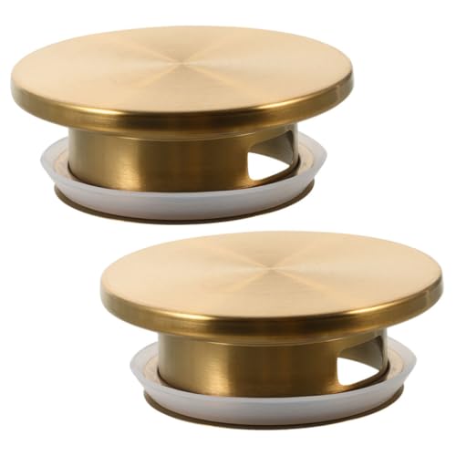 MUCKLILY 2pcs Glass Kettle Lid Replacement Household Water Jug Cap Kitchen Pitcher Sealing Lid Cover for Water Bottle Jug Use in Fridge