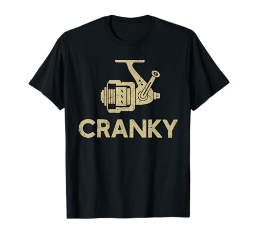 Funny Fishing Shirts Crankbait Lure Cranky Fisherman Tees T Shirts for Men and Women