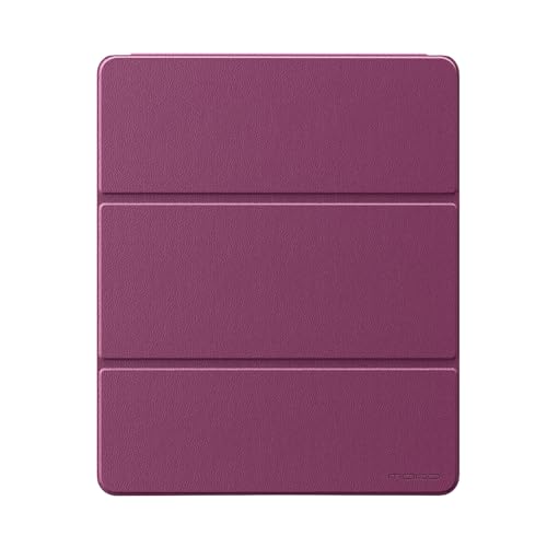 MoKo Ständer Hülle für Kindle Scribe 11(3. Generation 2025) & Kindle Scribe Colorsoft(1. Generation 2025) - Premium Leder Dreifach-Aufsteller-Hülle mit Stifthalter Auto Schlaf/Wach Feige