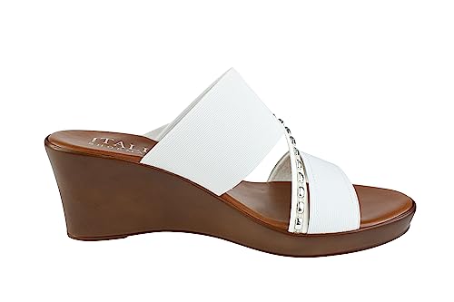 Image of ITALIAN Shoemakers Pert Women's Wedge Open Toe Strap Sandal for Women