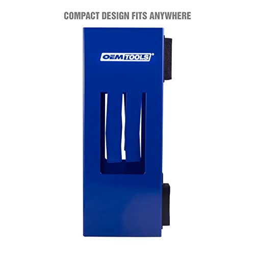 oemtools 23124 blue magnetic glove dispenser disposable gloves box holder magnetic glove box holder for wall mount