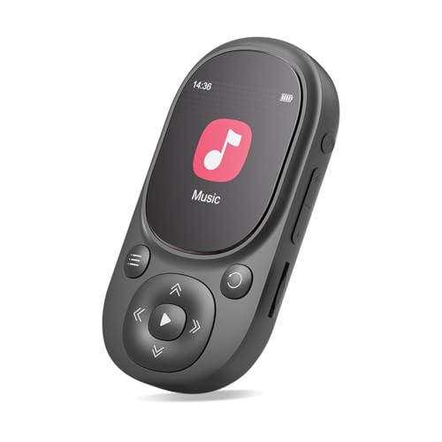 Lecteur MP3 64 Go avec son sans perte de haute fidélité audio et Bluetooth 5.3 noir