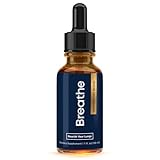 BREATHE 8-IN-1 Mullein Drops For Lungs Detox & Lung Cleanse | Peppermint, Thyme & Mullein Leaf Extract For Lungs | Lung Support Supplement For Breathing & Respiratory System- 1 fl.oz