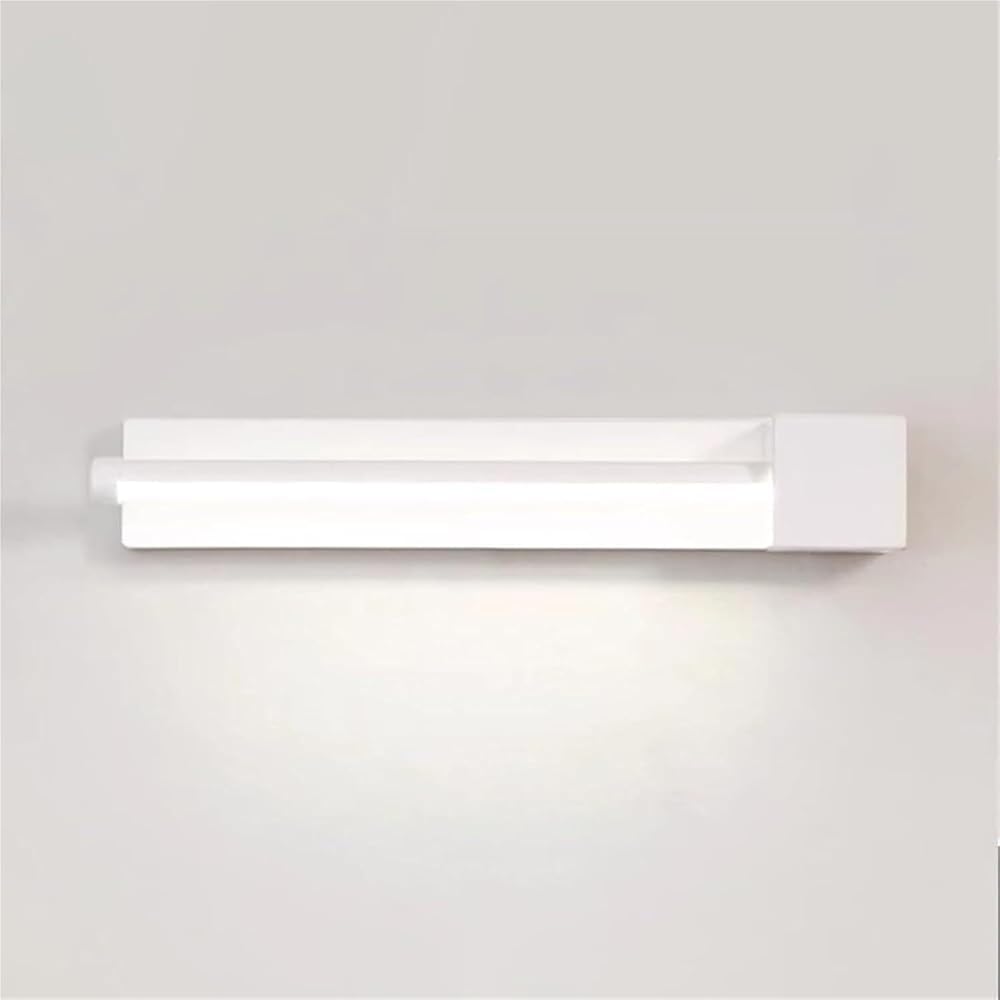 Nowoczesna lampa ścienna do wnętrz, liniowy metalowy pasek świetlny LED z 3 regulowanymi opcjami temperatury barwowej do łazienki, toaletki, salonu, sypialni, przedpokoju