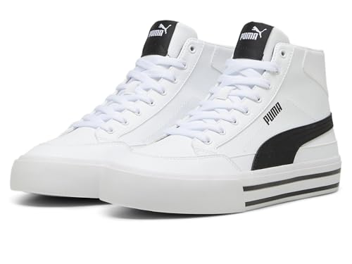 Image of Puma Mens Court Classic Vulc Mid Shoes