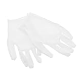 [FOMIYES] 純綿製白手袋 ジュエリー保護用 指紋防止 清掃向け 軽量で持ち運び簡単 アクセサリー展示 メンテナンス ガーデニング対応