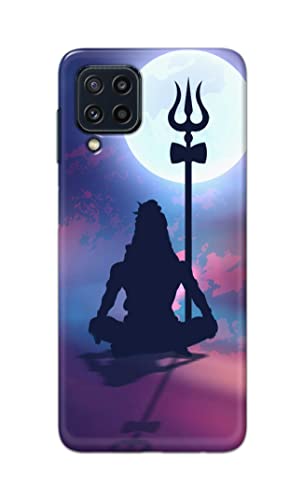 Image of Printed Hard Back Cover Case for Samsung Galaxy M32 4G | Samsung Galaxy M32 Prime Edition Back Cover (Lord Shiva) -702