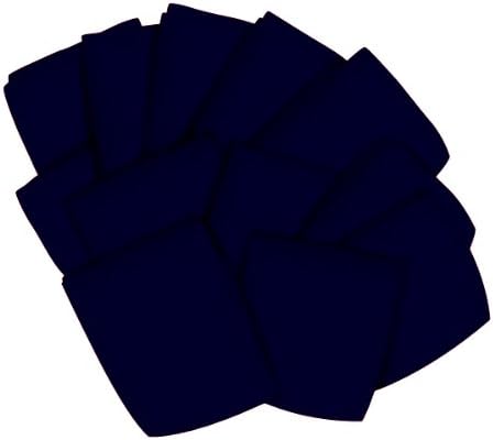 SheetWorld 12 Pack Fitted Bassinet Sheets 15" x 32 1/2" - Solid Navy Jersey Knit - Made in USA