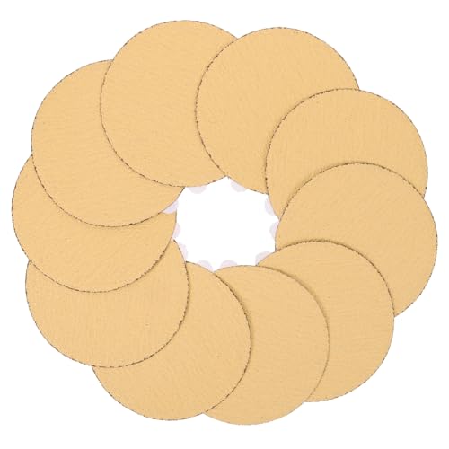 STOBAZA 10pcs 40 Grit Sanding Discs Adhesive Backing 6 Inch Sandpaper Roll for Auto Woodworking