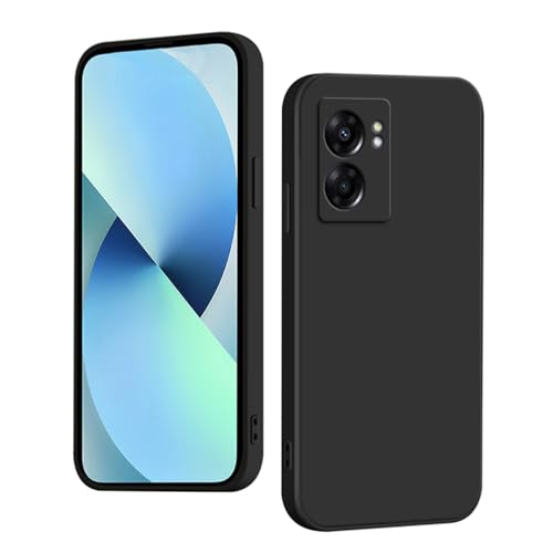YUXING Funda para OPPO A57 5G / OPPO A77 5G Silicona - Moda Lindo Patrón Diseño Delgado Carcasa, Antichoque, Antideslizante, Elegante, Protección Totaly Resistente (Negro)