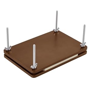 Unicraftale DIY Buchpresse Holz 2er-Set