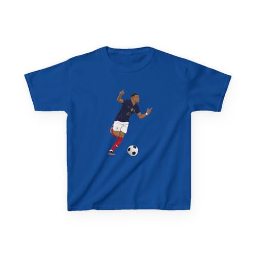 Kylian Kids Soccer Shirt, Youth #10 Tee Inspired by Mbappé, Boys Girls Football Tee