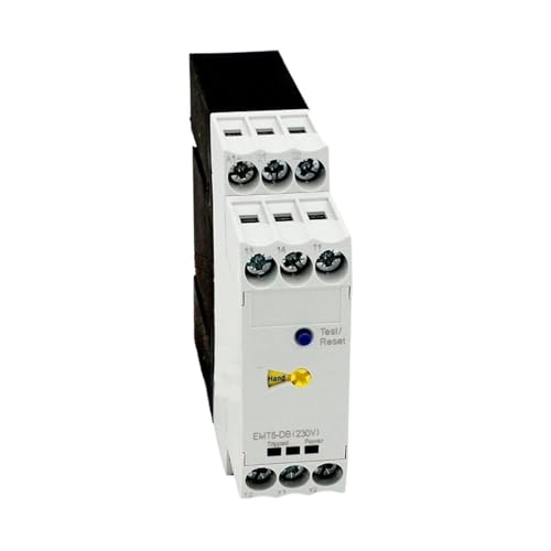 Relé de seguridad EMT6-DB 230 V soluciona problemas de sobrecalentamiento en motores
