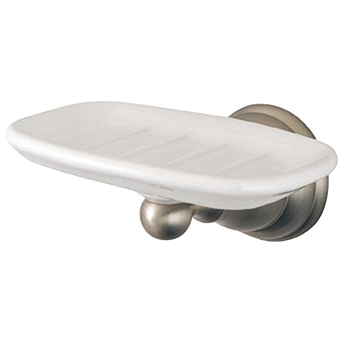 Kingston Brass BA5565SN Royale Soap Dish, 5-1/4-Inch, Brushed Nickel