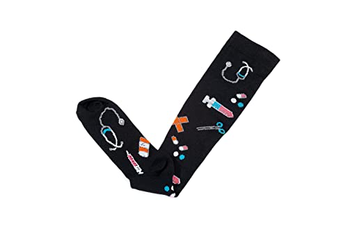 LEOSTEP Compression Socks for Women and Men – Knee High stockings for Circulation, Nurses, Running, Hiking, Non-Slip(4 Pack)2