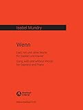 WennLied mit und ohne Worte, nach einem Gedicht von Heinrich Heine (""Belsazar"") für Sopran und Klavier (EB 9180 ) - Isabel Mundry 