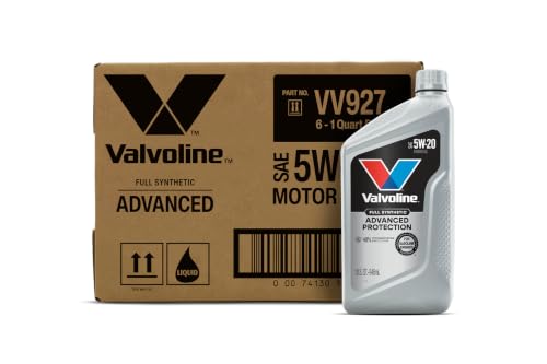 Image of Valvoline Advanced Full Synthetic SAE 5W-20 Motor Oil 1 QT, Case of 6