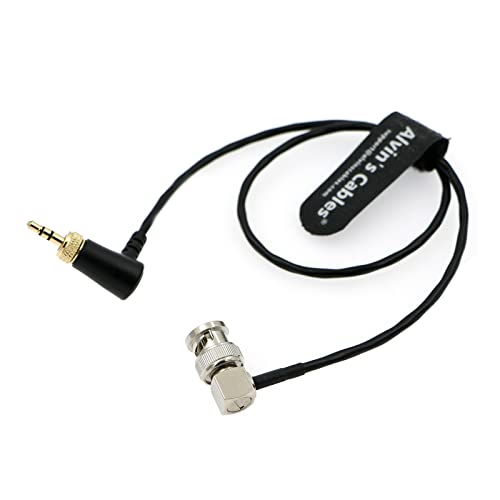 Alvin’s Cables 3.5mm TRS to BNC Timecode Cable for Canon C70 for Sony F55 FX9, Zaxcom, Zoom F4, Locking 3.5mm TRS - Image 2